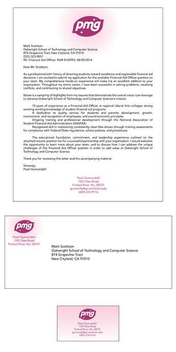 pmg stationery set - assignment