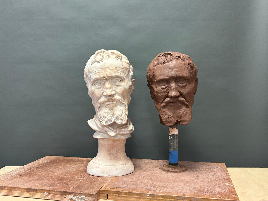 bust - clay; assignment