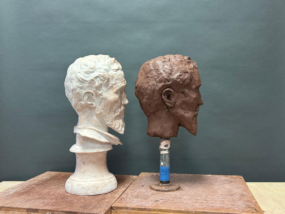 bust - clay; assignment