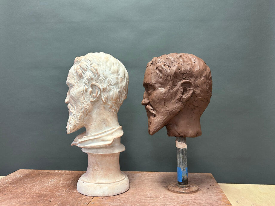 bust - clay; assignment