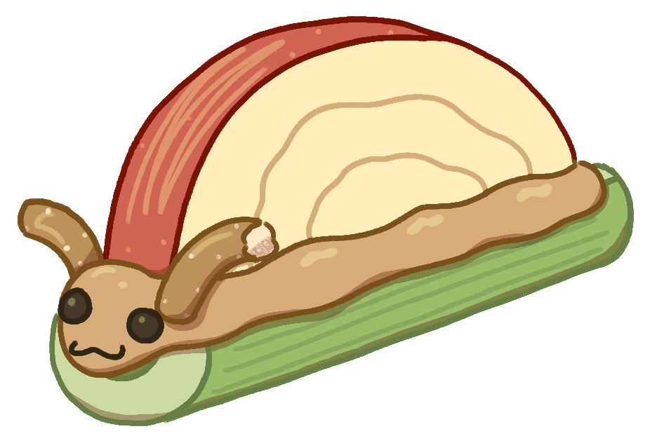 apple snail! - sticker design