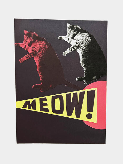 MEOW! - collage; assignment